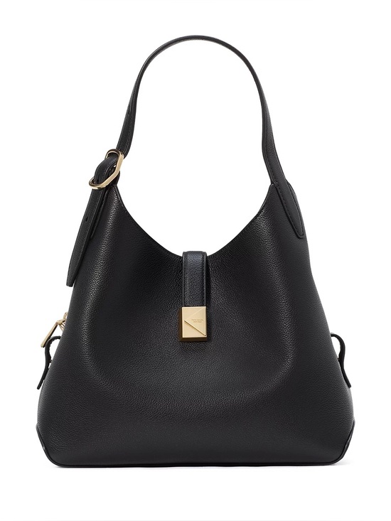 kate spade Handbags - kate spade new york Deco Pebbled Leather Crossbody Tote - Black